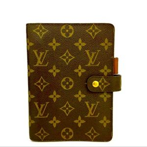 Louis Vuitton Monogram Agenda MM Medium Notebook